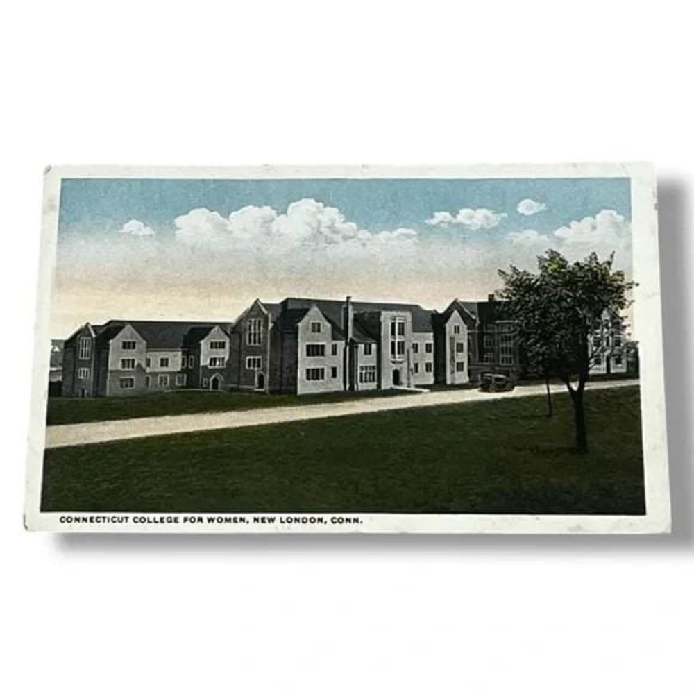 Postcard Connecticut College for Women New London Connecticut White Border C351